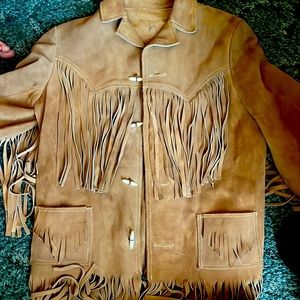 I am selling a leather fringe jacket